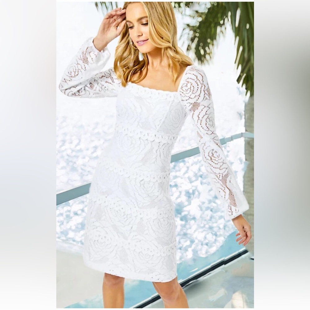 NWT Lilly Pulitzer size 2 Zoella dress in resort white